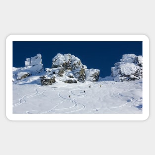 Summit of Treble Cone Sticker